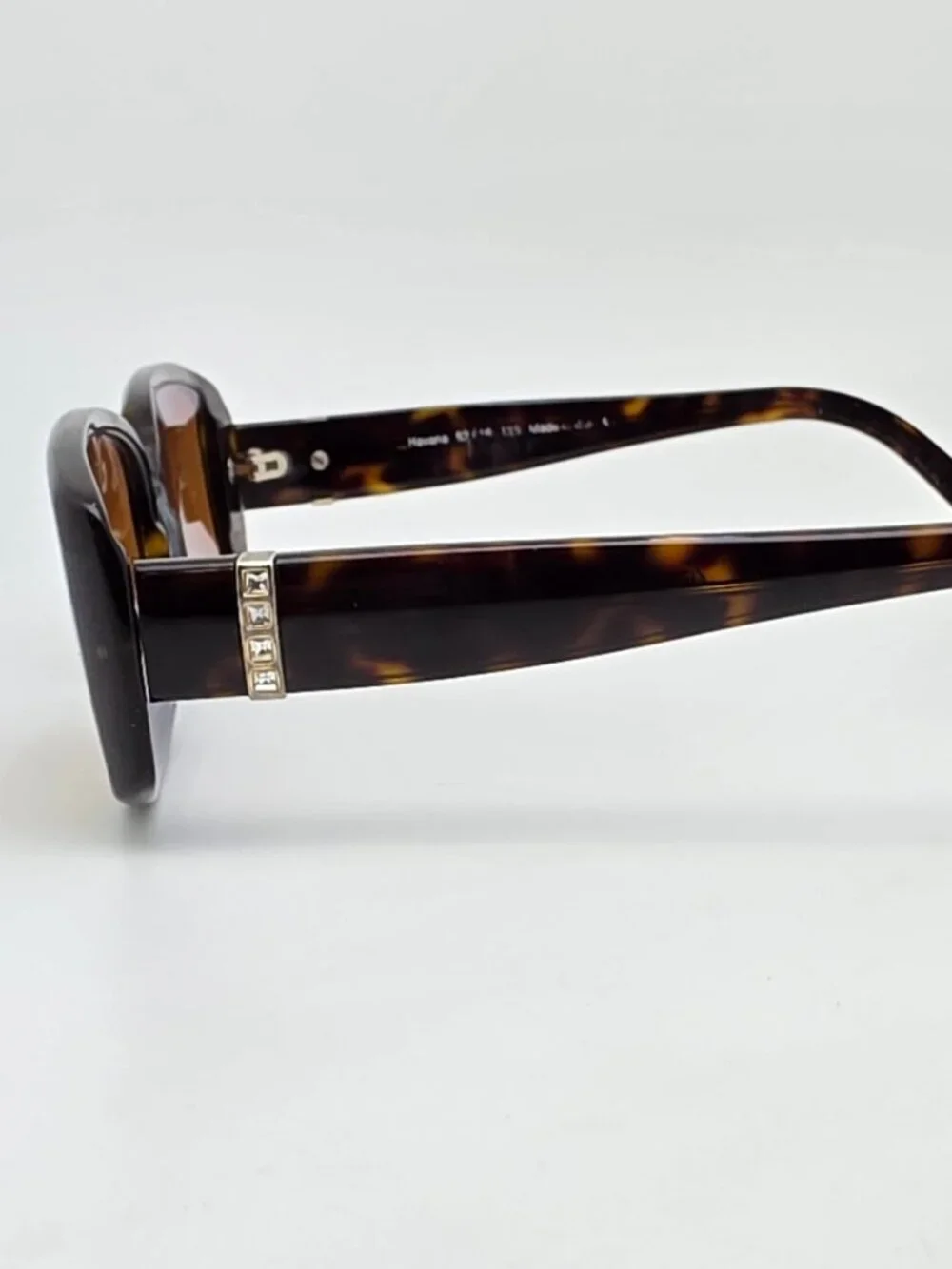 Kirkland Signature Malbec 328982 Havana Rhinestone Eyeglasses Frame w/ Case 53mm